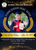 Vinh Danh Hs Lop 5 Do Vao Cac Truong Chat Luong Cao 18